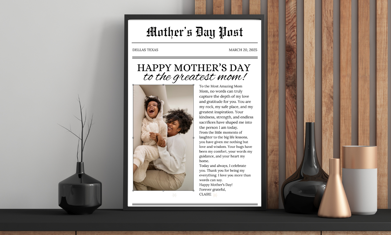 Newspaper Template,Mothers Day Times,Mothers Day Post,Mothers Day Flyer,Flower Insert,Mothers Day Card,Mothers day template,Mothersday paper,newspaper large,canva newspaper,custom newspaper,Mom times newspaper,Mom post newspaper,newspaper poster,newspapertemplate