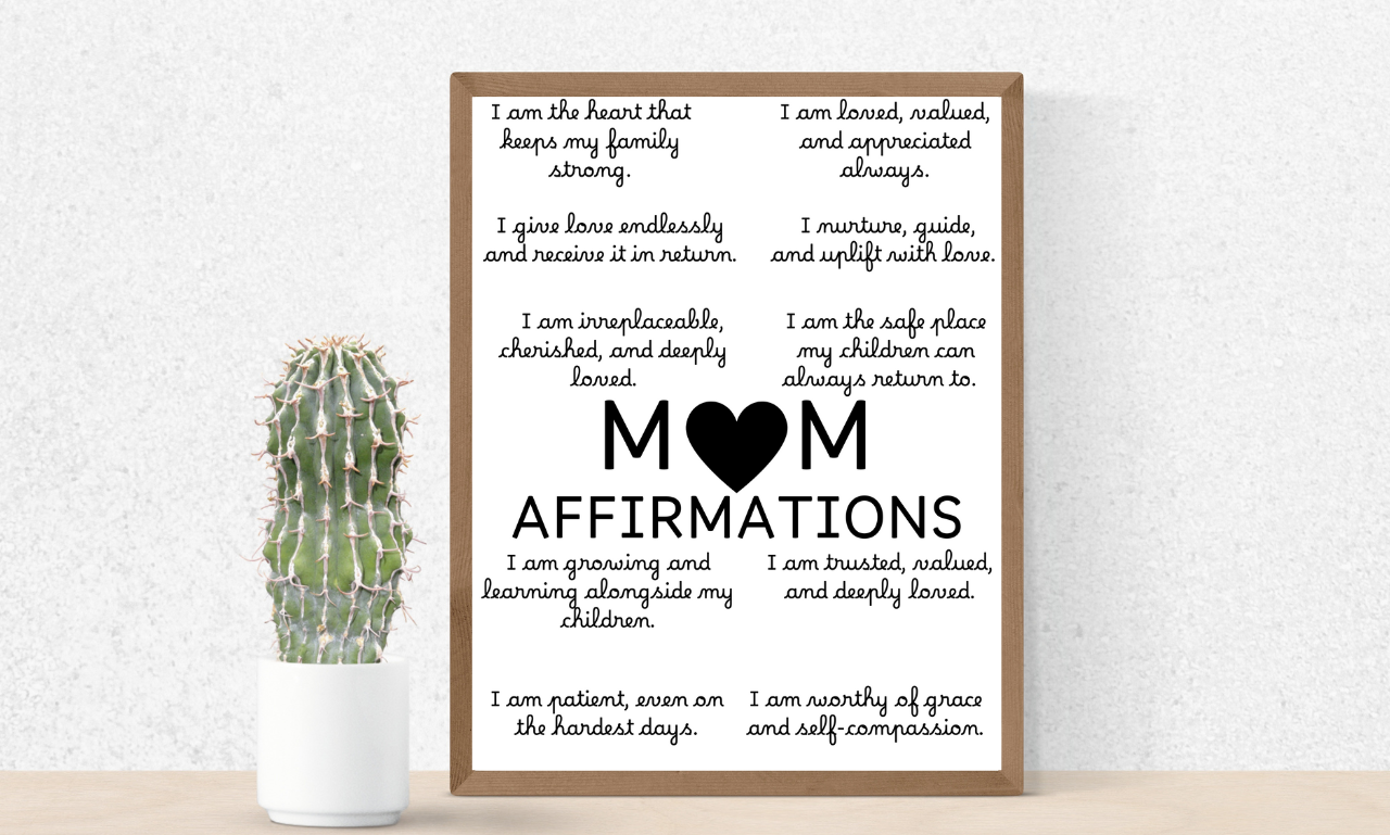 mom affirmations,positive reminder,motherhood art print,best mom gift,instant download,positive quote art,motivational art,digital artwork,daily affirmation,encouragement print,printable mom quotes,new mom wall decor,uplifting mom decor