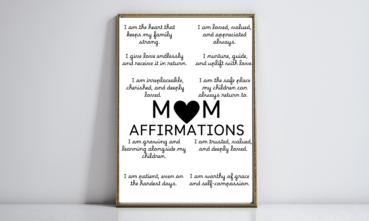 mom affirmations,positive reminder,motherhood art print,best mom gift,instant download,positive quote art,motivational art,digital artwork,daily affirmation,encouragement print,printable mom quotes,new mom wall decor,uplifting mom decor