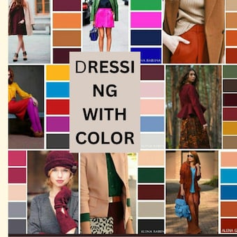 Guide Dressing Color,
Fashion books,
Color clothing,
Coloring Dress,
Color matching