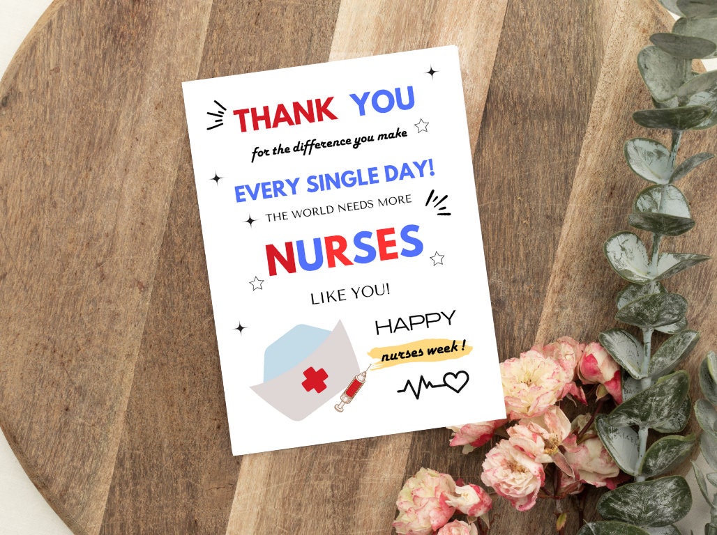 Nurse Appreciation,Thank You Card,Nurse Day Gift,Printable Nurse Card,Thank You Nurses,Healthcare Heroes,Gift for Nurse,Happy Nurse Week,Thank You Nurses,Thank You Nurse Card,Happy Nurses Week,Appreciation Card,Nurse Appreciation