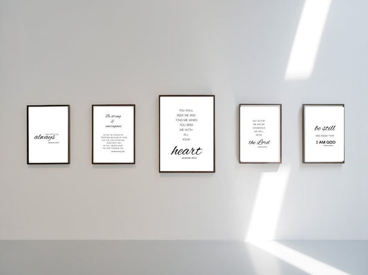 Christian Minimalism,Popular Verses,Set of 6 Prints,Modern Christian Art,Faith Based Decor,Bible Verse Wall Art,Abstract Christian,Scripture Prints,Christian Modern Art,Religious Modern Art,Church Office Decor