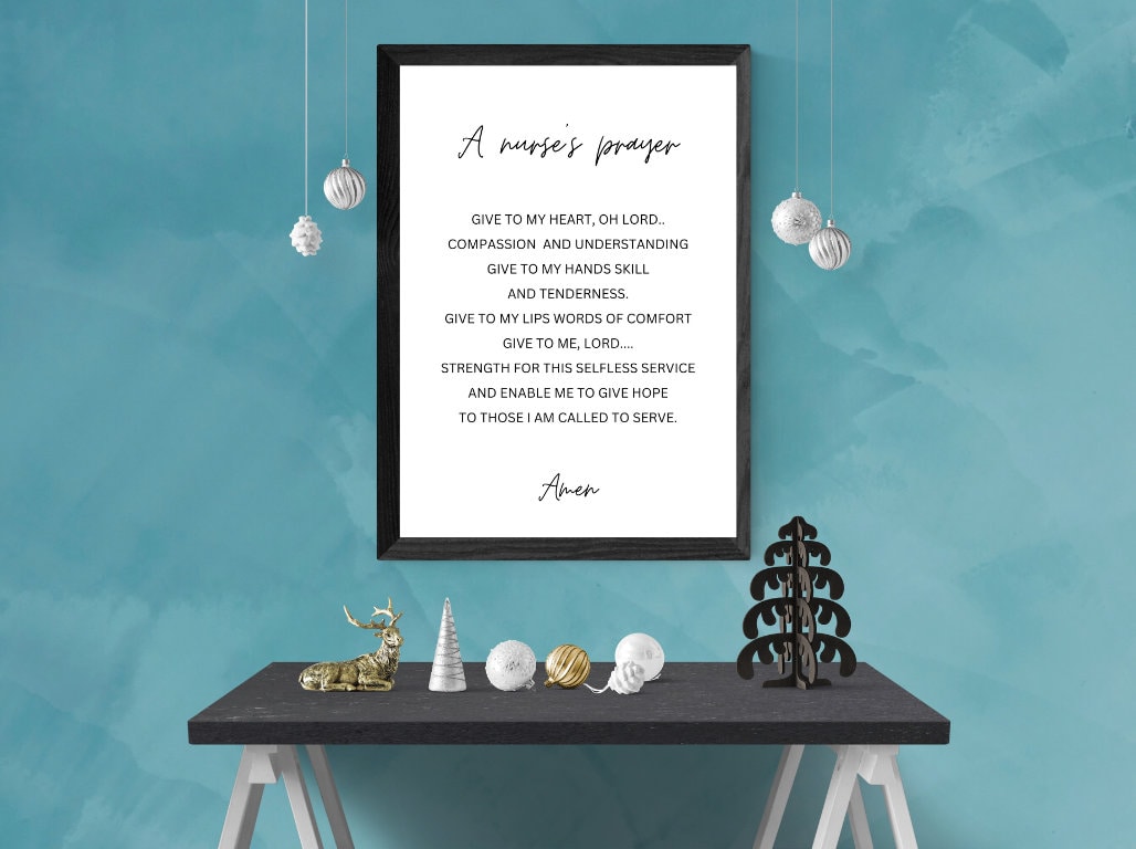 A Nurse&#39;s Prayer,Give to Me Lord,Give to My Heart,Appreciation Gift,Inspiring Verses,Thank You Gift,Wall Art Decor,Scriptures Wall Art,Nurse Prayer,Nurse Print,Nurse Decor,Nurse Appreciation,Registered Nurse,Nurse Graduation