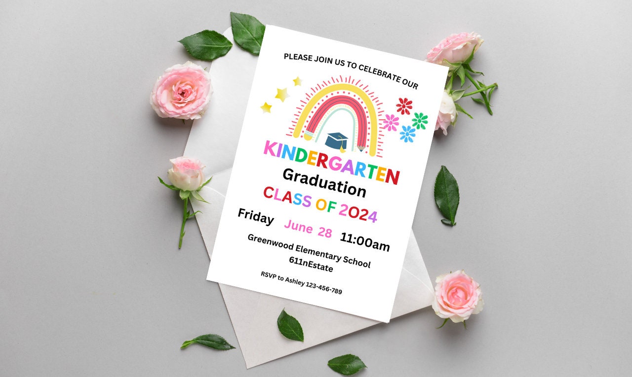 Kindergarten Invite,Preschool Ceremony,Kindergarten Grad,Graduation Ceremony,Ceremony Invite,Graduation Invite,Graduation Template,School Graduation,Kindergarten,Last Day of School,School Grad Template,Class Graduation,Graduation Printable