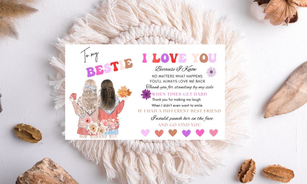 To My Bestie,
To My Bestie Design,
Best Friend Quote,
Digital Download,
Best Friend Present,
Best Friend Design,
Gifts for Friends,
Best Friend Card,
Bestie,
Best Friend,
Gift For Her,
Gifts,
Sister Friend