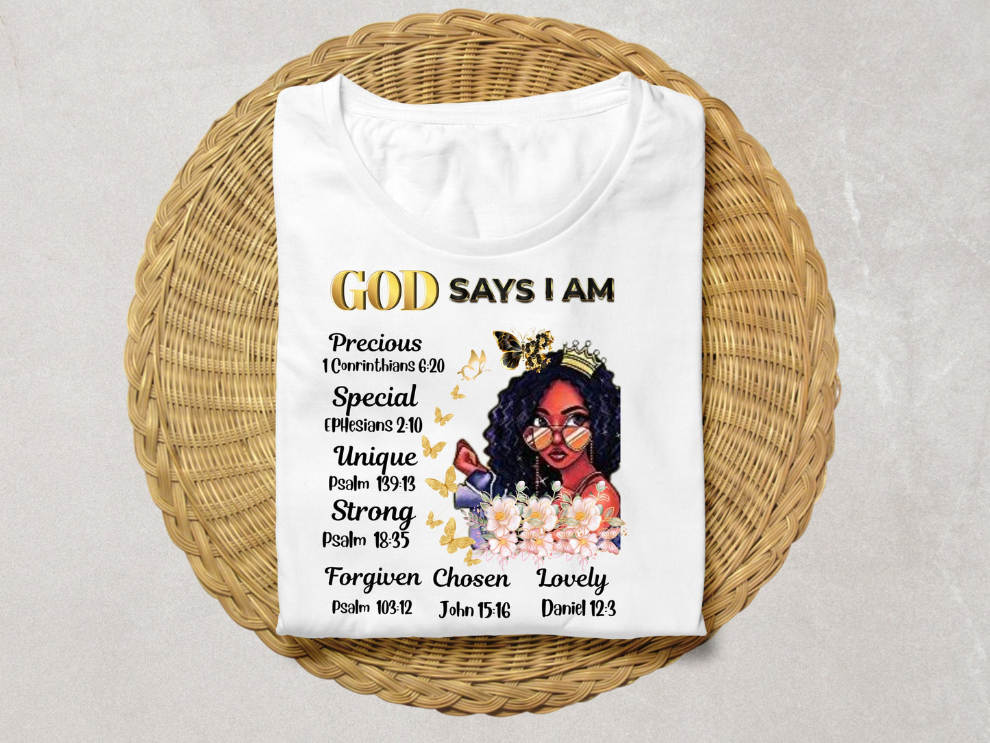 God says I am svg,retro Christian svg,boho christian svg,bible verse svg,God says you are svg,christian t-shirt,inspirational svg,christian svg,faith svg,religious svg,Jesus svg,christian png,affirmations svg