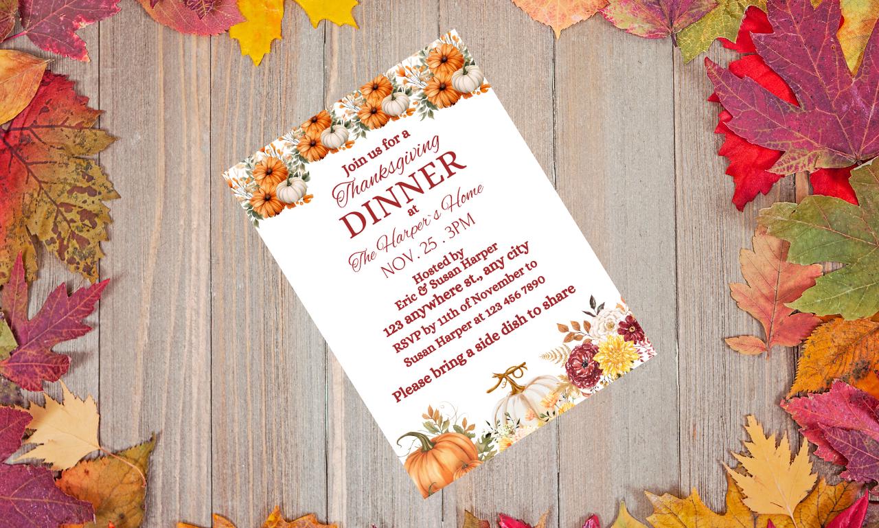 Thanksgiving Feast,Friendsgiving party,Lets give thanks,Lets Gather Invite,Thanksgiving Invite,Thanksgiving evite,Thanksgiving dinner,fall dinner party,family party invite,friendsgiving dinner,dinner party invite,fall party invite,Friendsgiving