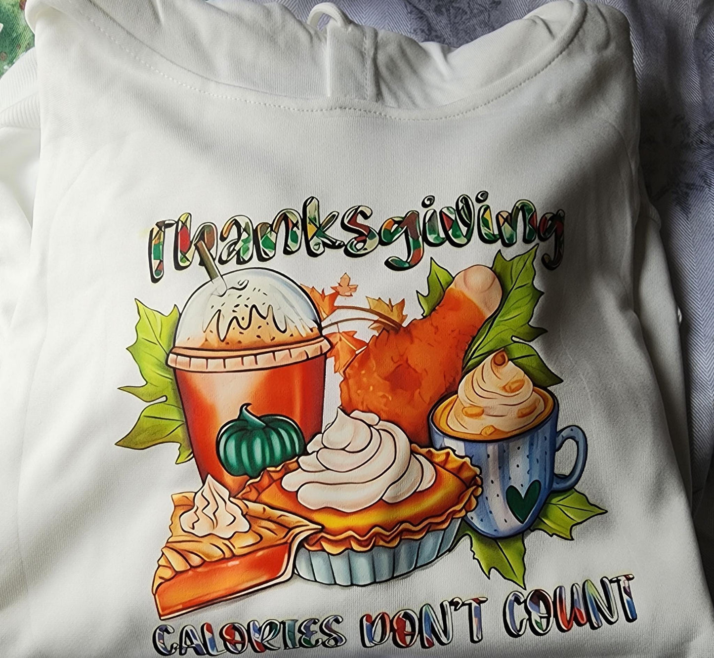 Thanksgiving meal,
Thanksgiving outfit,
Calories Dont Count,
calories don't count,
comfy fall sweater,
friendsgiving party,
sarcastic sweatshirt,
autumn apparel,
thanksgiving dinner,
family thanksgiving,
funny thanksgiving,
fall apparel,
calories